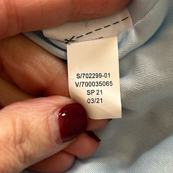 NEW Banana Republic Ombré Pleated Full A-line Skirt Women’s SZ Small in Blue - Picture 7 of 8